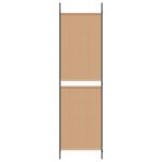 vidaXL 3-panelová rozdeľovačka miestnosti Béžová 150 x 180 cm Látka – Obrázok 5