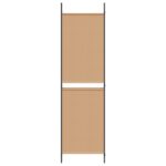 vidaXL 4-panelový paraván Béžová 200 x 180 cm Látka – Obrázok 5