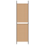vidaXL 5-panelový paravan Béžová 250 x 180 cm Látka – Obrázok 5