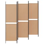 vidaXL 6-panelový paraván Béžová 300 x 180 cm Látka – Obrázok 3