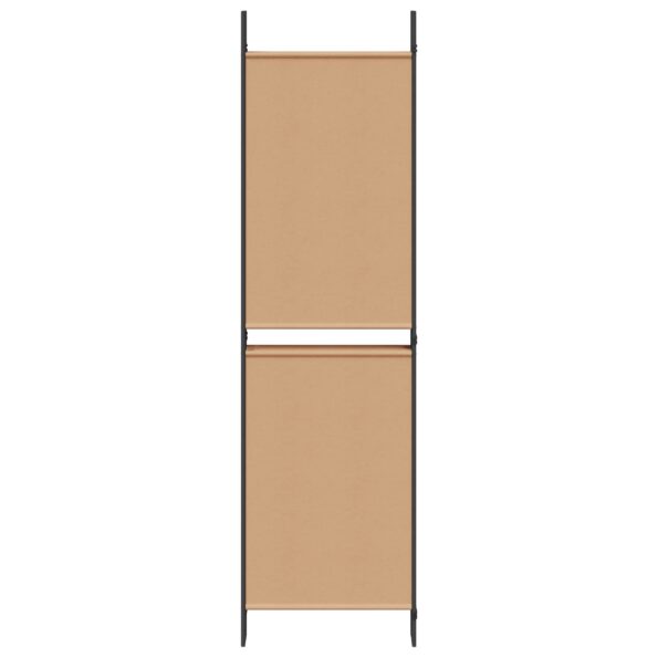 vidaXL 6-panelový paraván Béžová 300 x 180 cm Látka – Obrázok 5