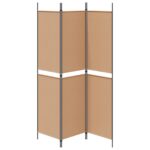 vidaXL 3-panelový paraván Béžová 150 x 200 cm Látka – Obrázok 6