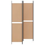 vidaXL 4-panelový rozdeľovač miestnosti Béžová 200 x 200 cm Látka – Obrázok 3