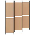 vidaXL 6-panelový paraván Béžová 300 x 200 cm Látka – Obrázok 3