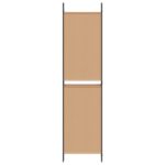 vidaXL 6-panelový paraván Béžová 300 x 200 cm Látka – Obrázok 5