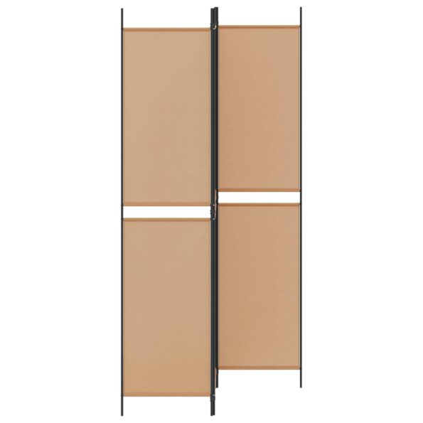 vidaXL 3-panelový paravan Béžová 150 x 220 cm Látka – Obrázok 3