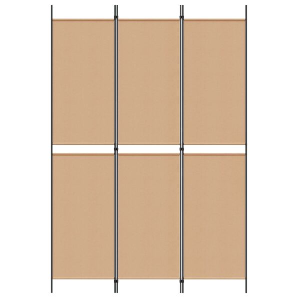 vidaXL 3-panelový paravan Béžová 150 x 220 cm Látka – Obrázok 4