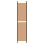 vidaXL Rozdeľovač miestnosti Béžová 200 x 220 cm Látka – Obrázok 5