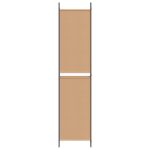 vidaXL 5-panelový paraván Béžová 250 x 220 cm Látka – Obrázok 5