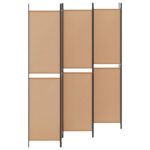 vidaXL 6-panelový paraván Béžová 300 x 220 cm Látka – Obrázok 3