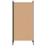 vidaXL 4-panelový rozdeľovač miestnosti Béžová 346 x 180 cm Látka – Obrázok 5