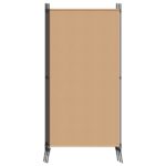 vidaXL 5-panelový paraván Béžová 433 x 180 cm Látka – Obrázok 5
