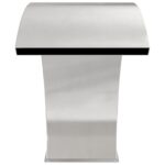 vidaXL Fontána pri bazéne Strieborná 61 x 30 x 71 cm – Obrázok 6