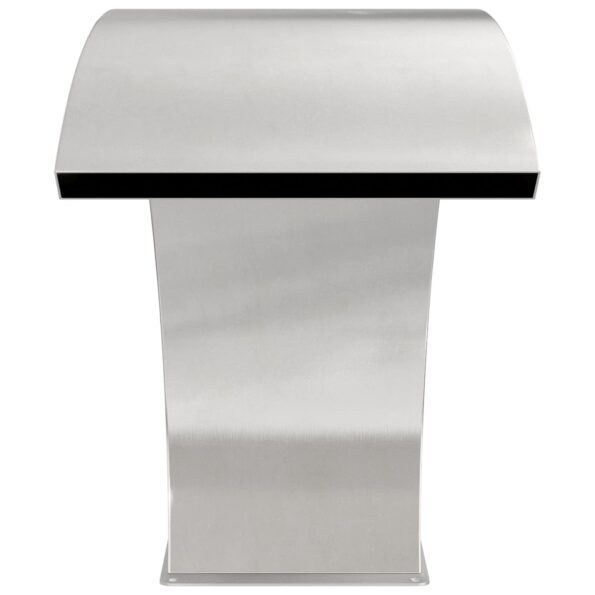 vidaXL Fontána pri bazéne Strieborná 61 x 30 x 71 cm – Obrázok 6
