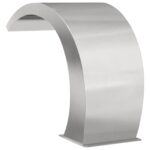 vidaXL Fontána pri bazéne Strieborná 61 x 30 x 71 cm – Obrázok 7