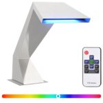 vidaXL Vodopád do bazéna s RGB LED diódami Nehrdzavejúca oceľ – Obrázok 3