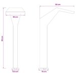 vidaXL Bazénový vodopád Nehrdzavejúca oceľ 50 x 30 x 90 cm Strieborná – Obrázok 9