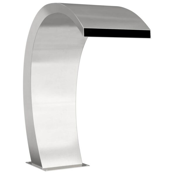 vidaXL Fontána pri bazéne Strieborná 60 x 30 x 70 cm – Obrázok 5