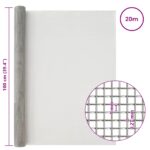 vidaXL Sieťová obrazovka 100 x 2000 cm 20 Mesh Nerezová oceľ 201 – Obrázok 7
