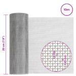 vidaXL Sieťová obrazovka 20 x 1000 cm 30 Mesh Nerezová oceľ 201 – Obrázok 7