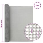 vidaXL Sieťová obrazovka 60 x 500 cm 30 Mesh Nerezová oceľ 201 – Obrázok 7