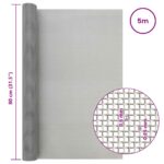 vidaXL Sieťová obrazovka 80 x 500 cm 30 Mesh Nerezová oceľ 201 – Obrázok 7