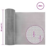 vidaXL Sieťová obrazovka 20 x 2000 cm 60 Mesh Nerezová oceľ 201 – Obrázok 7