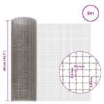 vidaXL Sieťová obrazovka 40 x 200 cm 3 Mesh Nerezová oceľ 201 – Obrázok 6