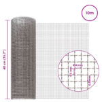 vidaXL Sieťová obrazovka 40 x 1000 cm 3 Mesh Nerezová oceľ 201 – Obrázok 6