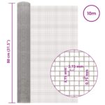 vidaXL Sieťová obrazovka 80 x 1000 cm 6 Mesh Nerezová oceľ 201 – Obrázok 6