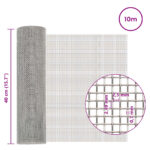 vidaXL Sieťová obrazovka 40 x 1000 cm 8 Mesh Nerezová oceľ 201 – Obrázok 6
