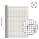 vidaXL Sieťová obrazovka 120 x 200 cm 8 Mesh Nerezová oceľ 201 – Obrázok 6