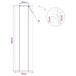 vidaXL Roleta Hnedá 70 x 220 cm Bambus – Obrázok 7
