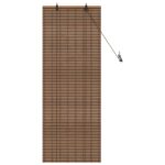 vidaXL Roleta Hnedá 40 x 160 cm Bambus – Obrázok 3