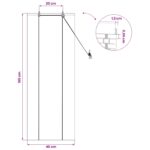 vidaXL Roleta Hnedá 40 x 160 cm Bambus – Obrázok 8