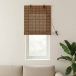 vidaXL Roleta Hnedá 50 x 160 cm Bambus