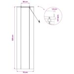 vidaXL Roleta Hnedá 70 x 220 cm Bambus – Obrázok 8