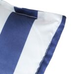 vidaXL Vankúš na vonkajšie použitie 4 pcs Modrá a biela Látka – Obrázok 8