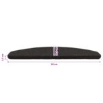 vidaXL Samolepiace schodové rohože 15 pcs Antracitová 80 x 28 x 3,5 cm – Obrázok 9
