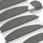 vidaXL Samolepiace schodové rohože 15 pcs Sivá 80 x 28 x 3,5 cm – Obrázok 2