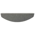 vidaXL Samolepiace schodové rohože 15 pcs Sivá 80 x 28 x 3,5 cm – Obrázok 6