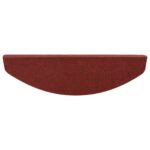 vidaXL Samolepiace schodové rohože 15 pcs Červená 80 x 28 x 3,5 cm – Obrázok 6