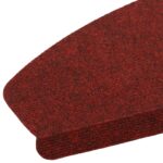 vidaXL Samolepiace schodové rohože 15 pcs Červená 80 x 28 x 3,5 cm – Obrázok 7