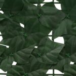 vidaXL Balkónový plôtik s listami Tmavozelená 500 x 75 cm – Obrázok 4
