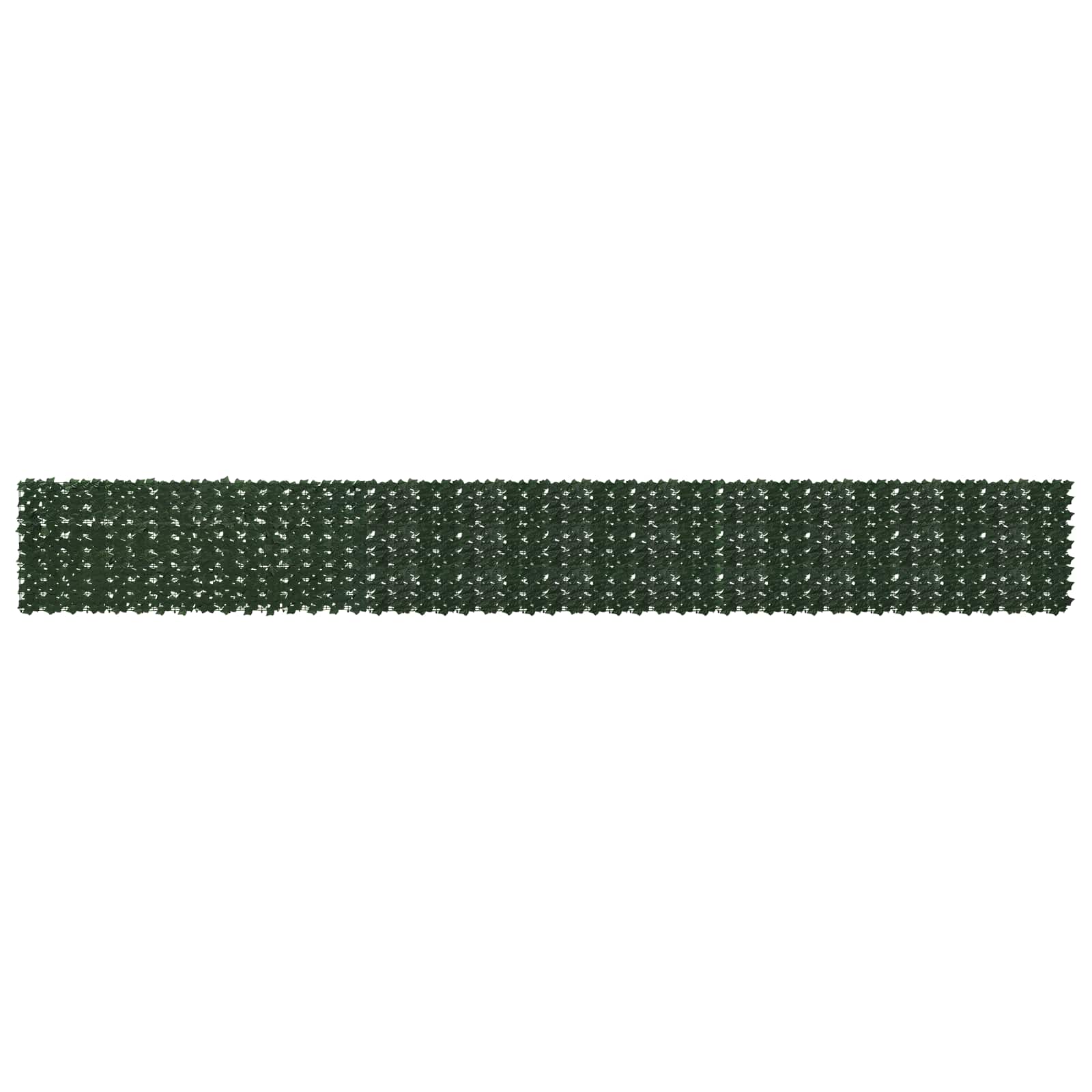 42040626_1.jpg vidaXL Balkónový plôtik s listami Tmavozelená 600 x 75 cm – Obrázok 1