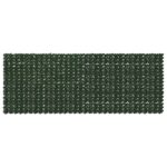 vidaXL Balkónový plôtik s listami Tmavozelená 400 x 150 cm