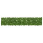 vidaXL Balkónový plôtik s listami Zelená a žltá 400 x 75 cm