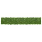 vidaXL Balkónový plôtik s listami Zelená a žltá 600 x 100 cm