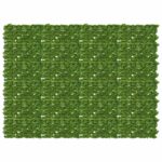vidaXL Balkónový plôtik s listami Zelená a žltá 200 x 150 cm
