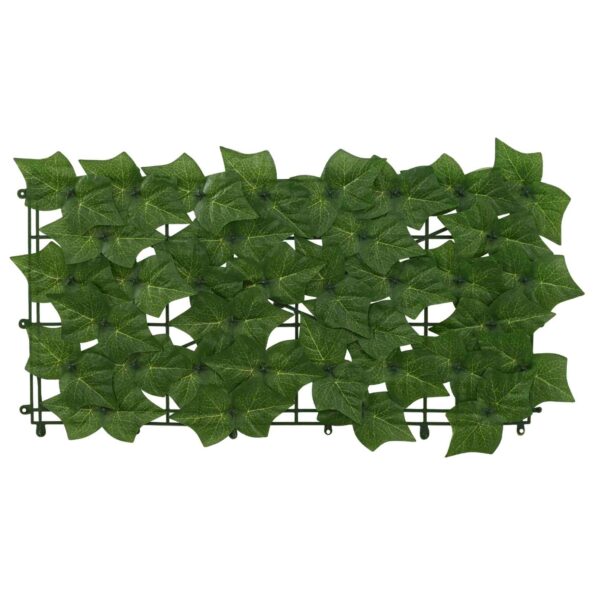 vidaXL Balkónový plôtik s listami Zelená 400 x 75 cm – Obrázok 3